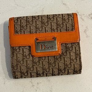 Vintage Dior Trotter Compact Wallet